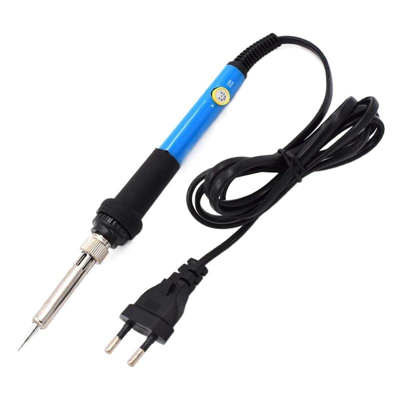 Control de la temperatura azul soldador eléctrico 220V estándar europeo herramientas de reparación de exportación de comercio exterior 110V estándar americano temperatura constante soldador eléctrico
