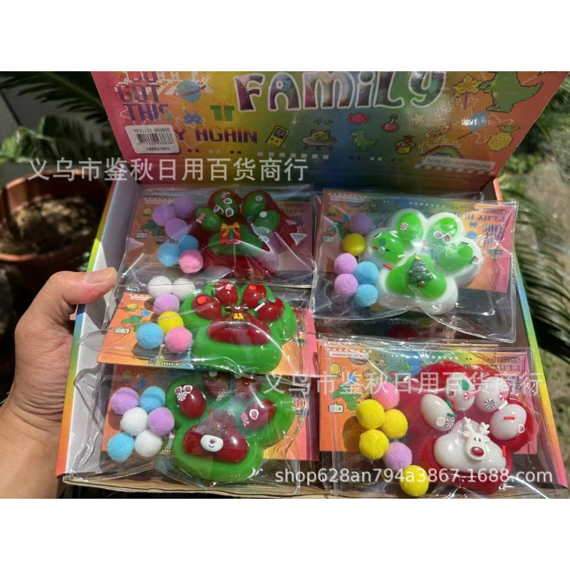 Amazonas Taba Candy Extrusión Pinch Pinch Le juguetes de compresión reducida transfronterizos huellas de garras de gato juguetes extruidos al por mayor