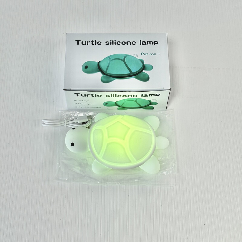 ベッドサイド授乳ランプ幼稚園かわいい漫画の装飾品パットランプ USB 充電式カメシリコン寝室ナイトライト|undefined