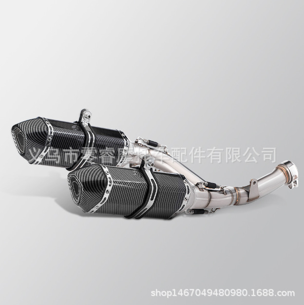 Motorcycle Exhaust Pipe Modification Crf450R Exhaust Pipe Tail Section Set Off-Road Exhaust Pipe 2015-2020