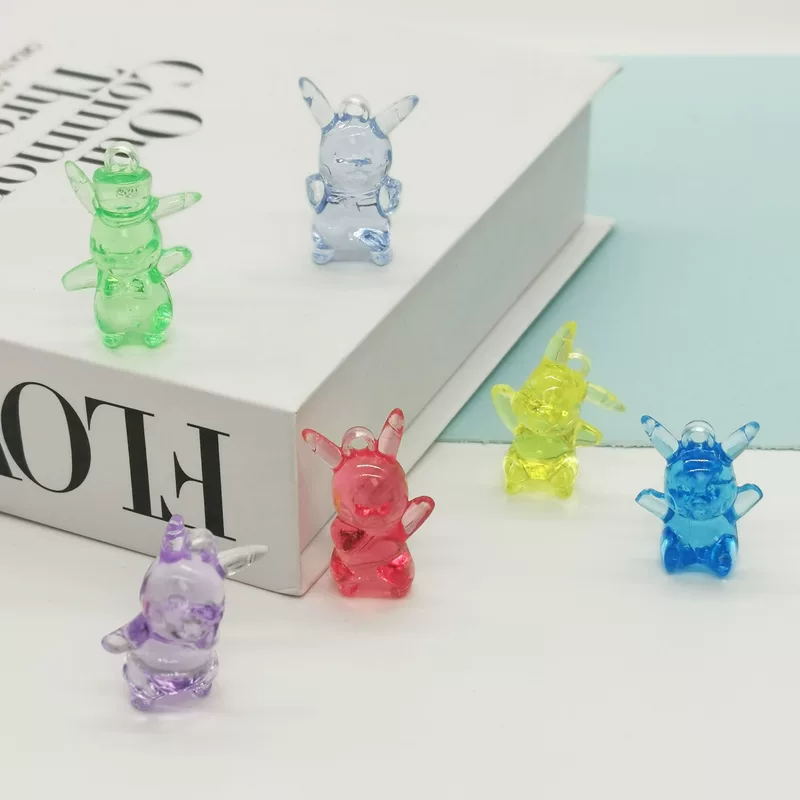 Acrylic cartoon plastic amusement park, table toy with accessories