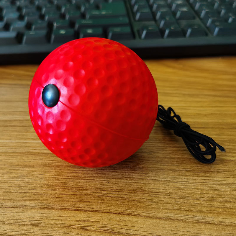 ヘッドボクシング反応ボールボクシングスピードボールトレーニングボール6.3cm直径ゴムボールpu発泡ボールテニスボール|undefined