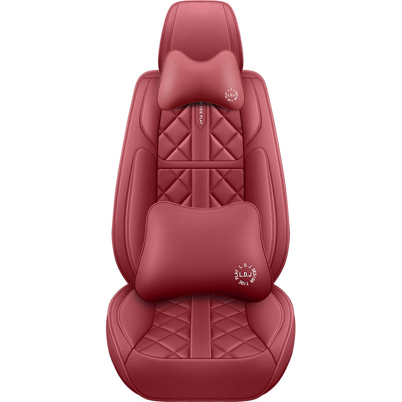 2025 New Amazon All-Inclusive Full Leather Four-Season Universal Car Seat Cushion Cross-Border Hot Model Foreign Trade Wholesale