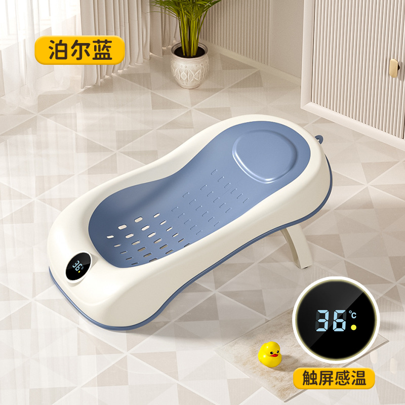Baños plegables para bebés sensibles a la temperatura, bañeras para niños, bañeras para recién nacidos, niños en casa, bañeras para bebés