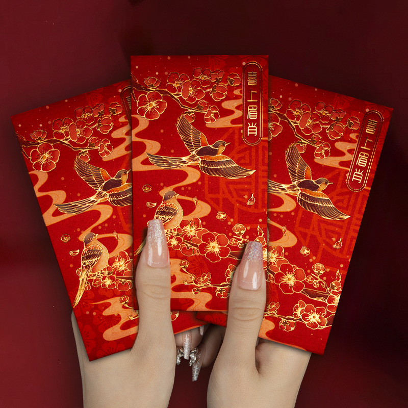 Lian Nian Youyu 香港版高級赤い封筒新しい新年の赤い封筒バッグクリエイティブ新年の赤い封筒工場卸売|undefined