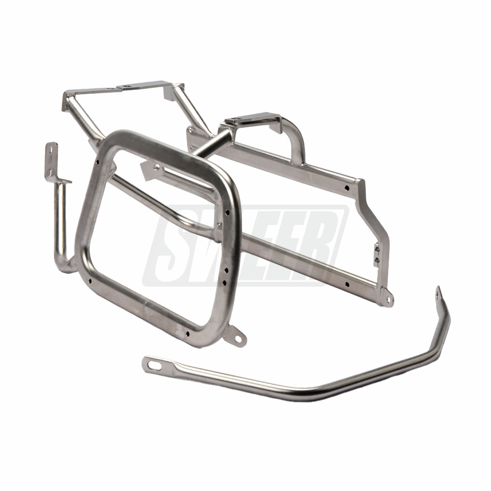 Suitable for BMW motorcycle F750GS/F850GS ADV stainless steel three-box bracket tail box rack side box rack