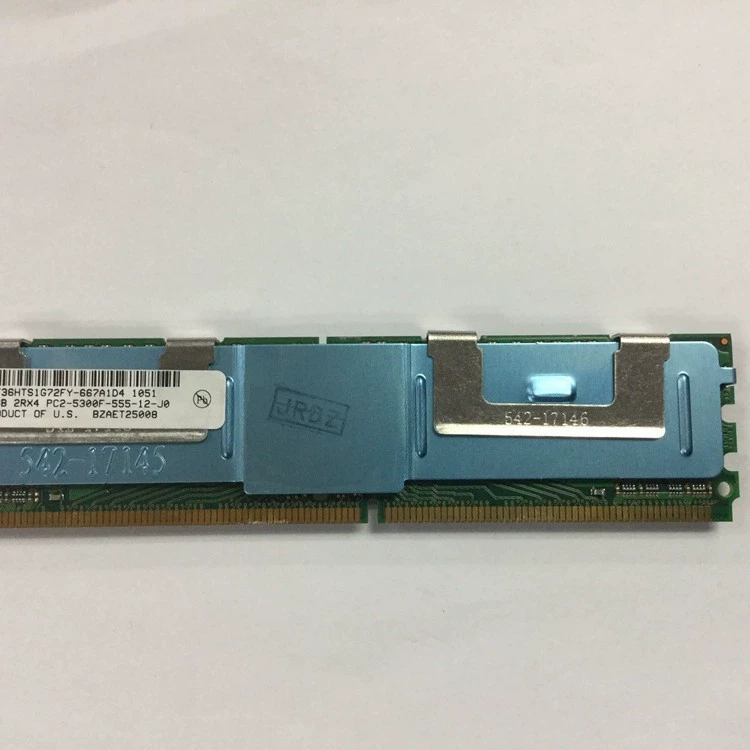 Память сервера Micron PC2-5300F 8GB, 2Rx4 DDR2 667MHz, полностью буферизованный 240‑pin