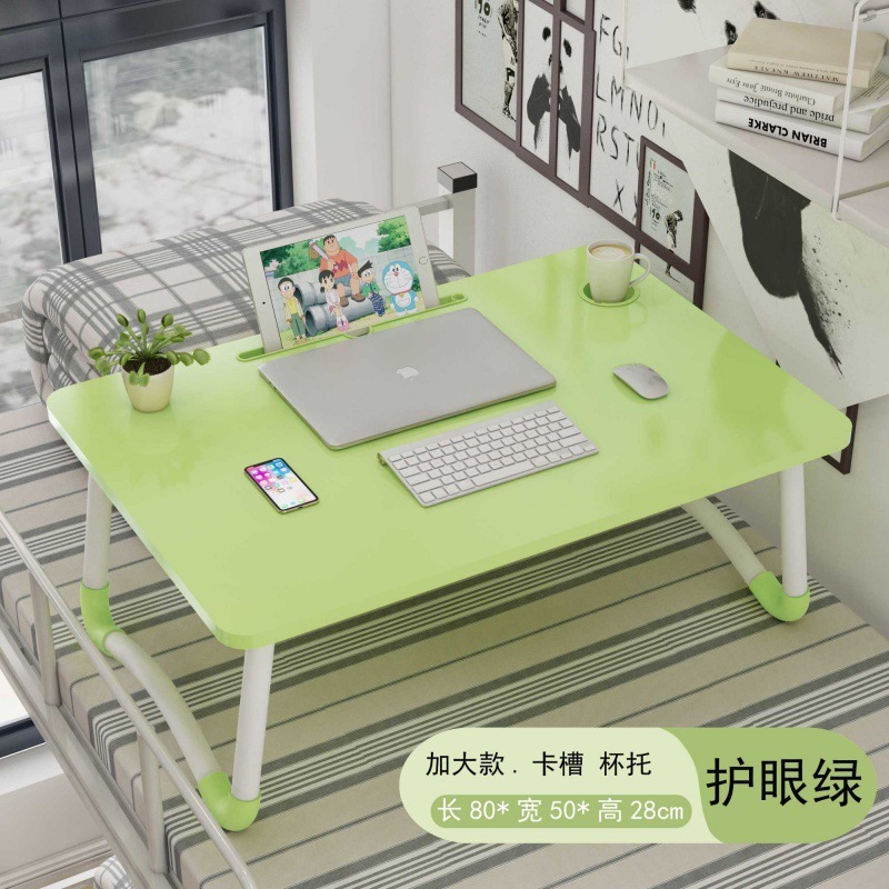 高さのあるベッドデスク学生寮ライティングホームコンピュータ怠惰な小さなテーブル折りたたみ式大型シンプルな寝室|undefined