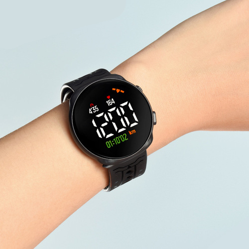 Wholesale New Fashion LED Student Watches Outdoor Sports Waterproof Round Children's Electronic Bracelet Watches