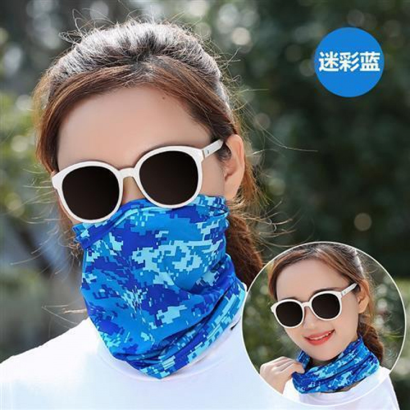 Hielo seda turbante mágico de verano deportivo al aire libre para hombres y mujeres cuello pañuelo de bicicleta máscara de pesca cuello delgado comercio exterior