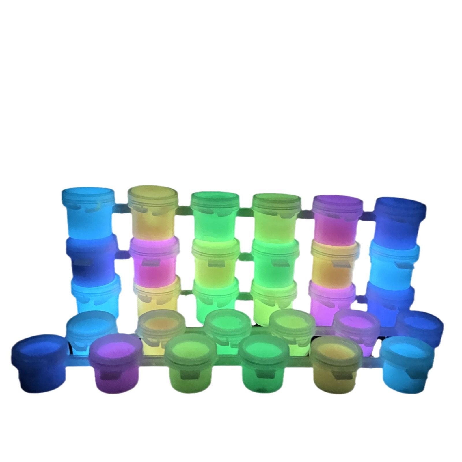 3ml pigmento de acrílico nocturna DIY impermeable pintura nocturna pintura luminiscente pintura de mano ropa humana 5ml pigmento fluorescente