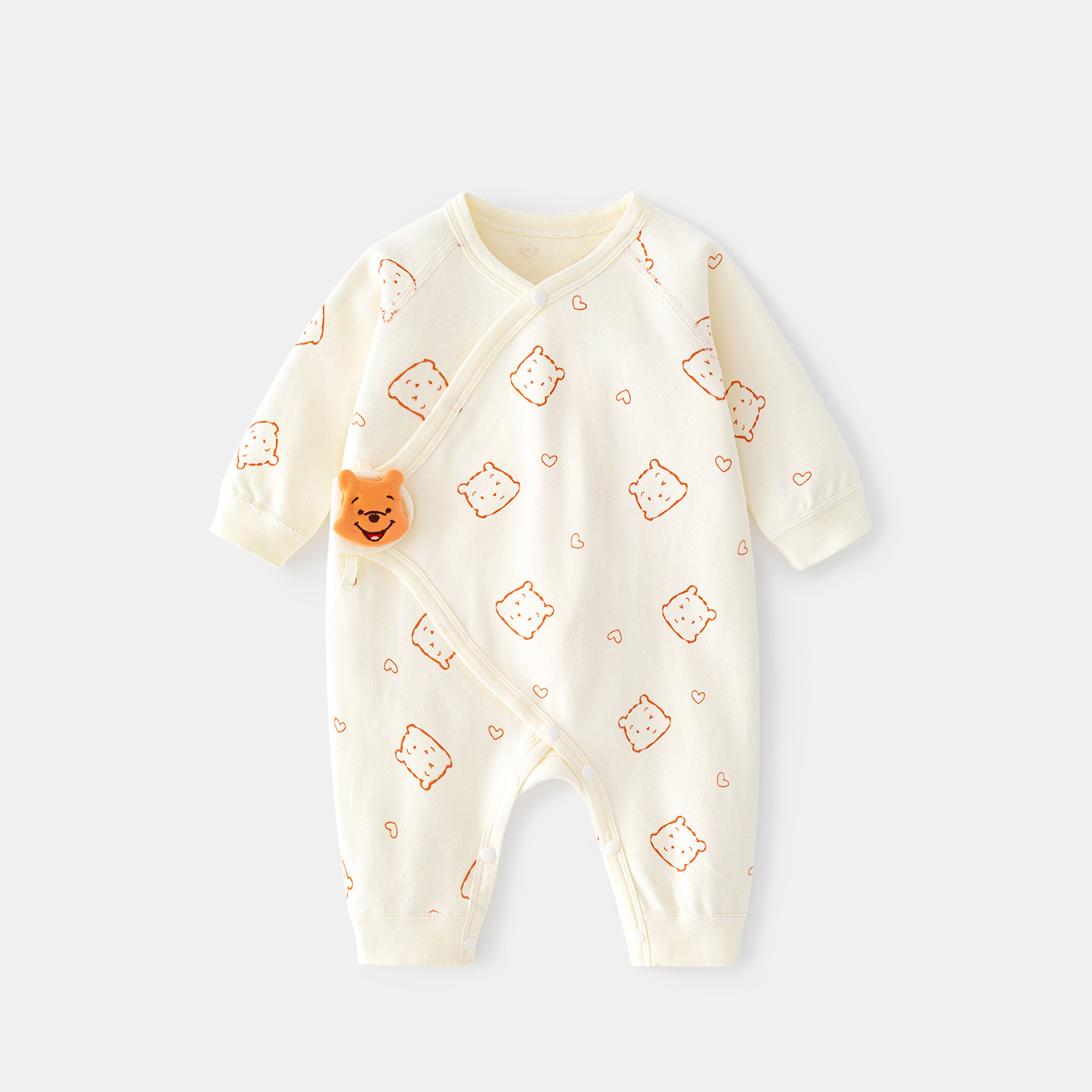 Ropa de bebé recién nacido primavera y otoño bebés algodón 0 delgado marzo monje bottom hammock baby overcoat image 9