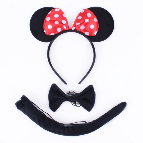Cartoon headdress girl style cute Mickey Minnie bow headband headband