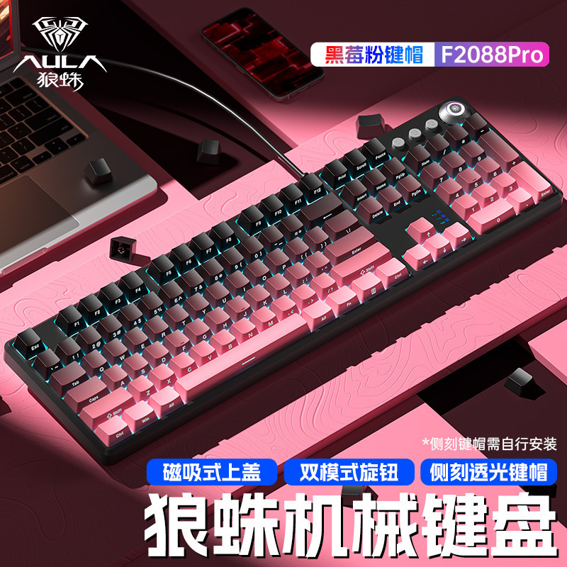 タランチュラの機械のキーボードの側はグラデーションのボタンを刻んでゲームの事務のデスクトップのノートの卸売りを競争します。|undefined