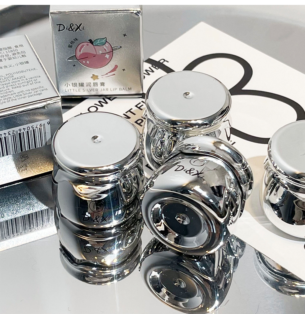 DI&XI~ Little silver Can Lip balm Moisturizes and protects the lips. Dudu Jelly Lip Oil moisturizes before makeup. Affordable and versatile, cross-border undefined