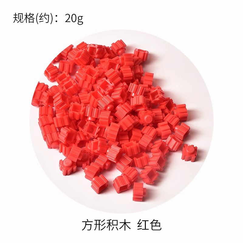 Materiales hechos a mano relleno de bloques redondos gránulos de bloques populares sensación de mano decoración DIY juguetes descomprimidos