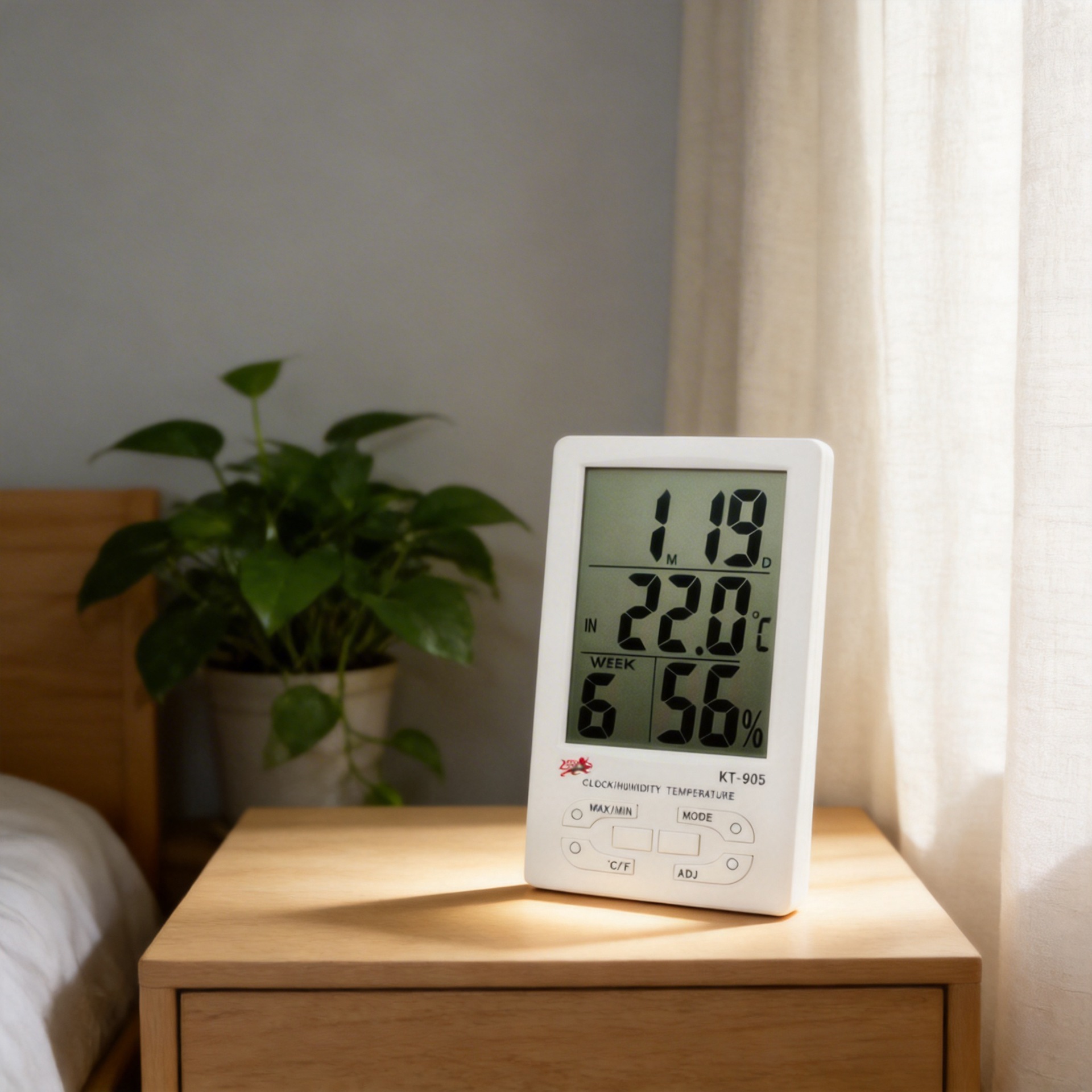 深圳 现货 批发中性英文 液晶显示 家用电子温度表KT905