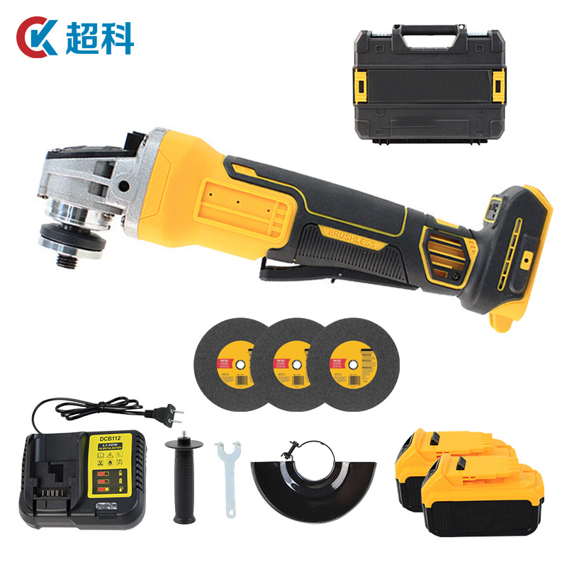 Equipado con DEWALT tipo de prensa de litio cargado molino de ángulo máquina de corte multifunción máquina de pulido inalámbrico