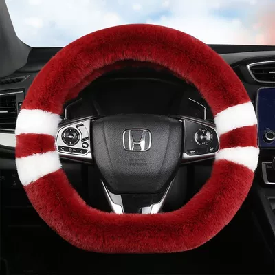Steering wheel cover – Handle Cover - maroon-red-type-d-38cm