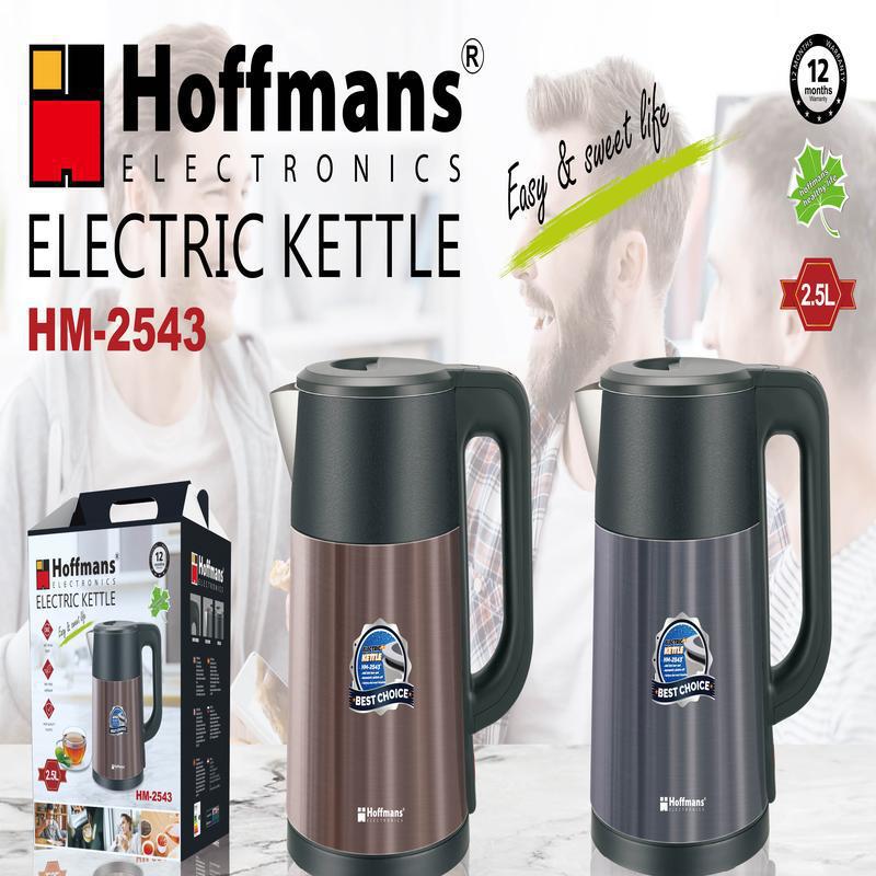 Hoffmans 2543전기 주전자 따뜻하게 유지 2.5L 16PC/CTN