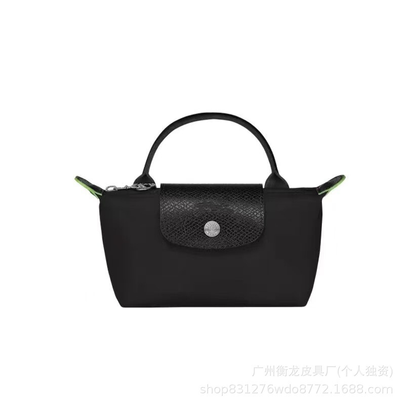 2025 トップバージョン Longxiang 新しいミニ餃子バッグショートハンドルハンドバッグシングルショルダークロスボディバッグ防水ナイロンバッグ|undefined