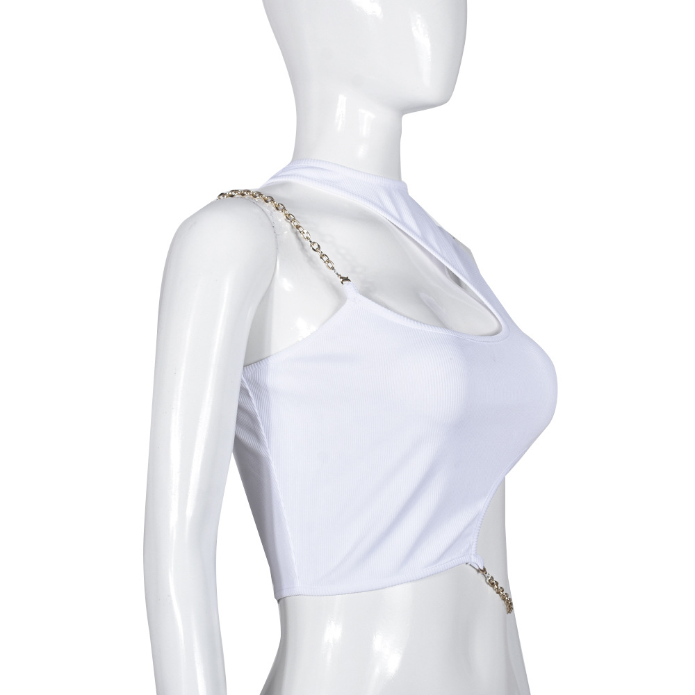 Irregular Halterneck Camisole Image 13