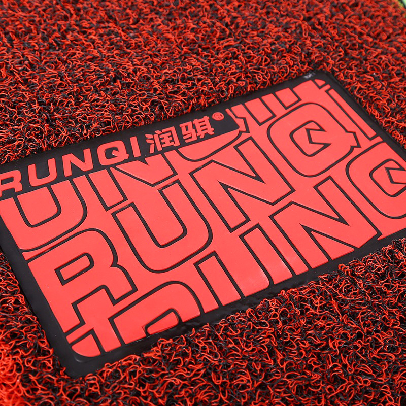 18mm Car Wire Loop Mat Set, Universal Car Mats with Hot-Melt Adhesive Backing, Pvc Non-Slip Entryway Floor Mat