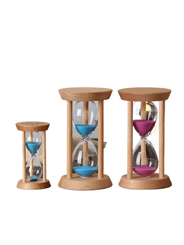 Time hourglass timer children's fall prevention learning 5/20/30 minutes hour funnel ornaments 3 and a half hours time flow