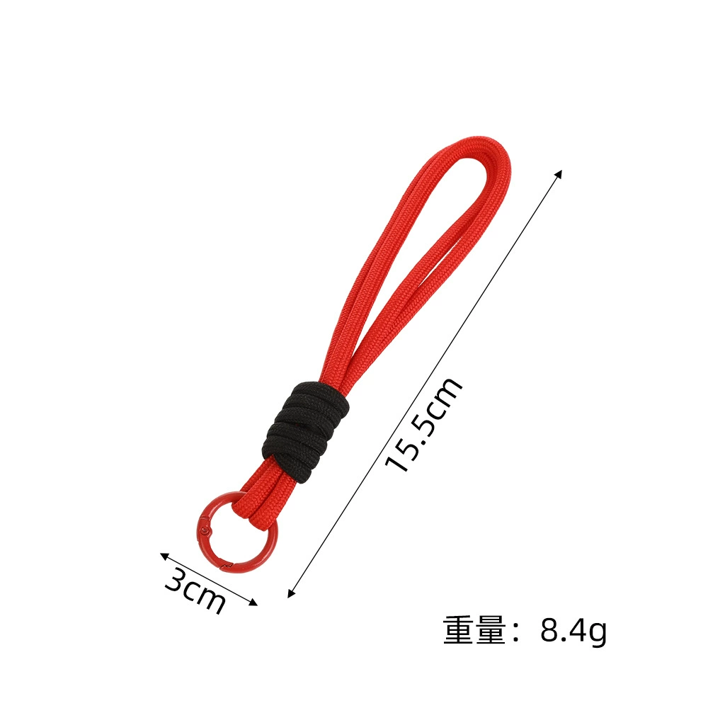 Mobile phone, short strap handmade, woven keychain, Reins leash