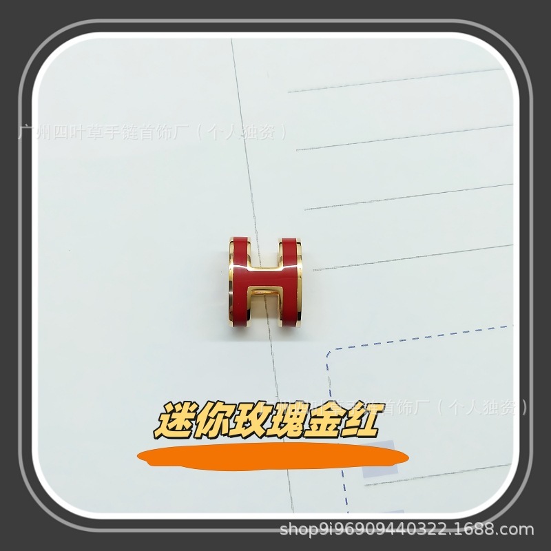 Aijia H ネックレス レディース スターリングシルバー 925 エナメルペンダント ライト 高級 多用途 色褪せない ミニ鎖骨チェーン ガールフレンドへのギフトとして|undefined