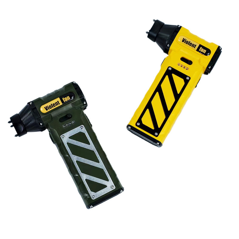 Ventilador de mano transfronterizo acampando USB ventilador sin electrodos violento motor sin escobillas mini turbina ventilador fabricantes al aire libre