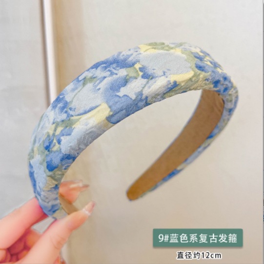 Blue tie-dye