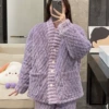 Purple Turtle Shell Fleece Set