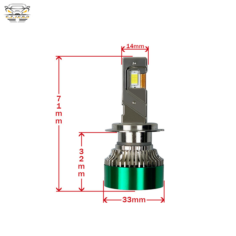 LED de automóvil h1h3h7h11 bombilla 9005 lámpara de automóvil modificada bombilla de luz superbrillante 9012 luz brillante
