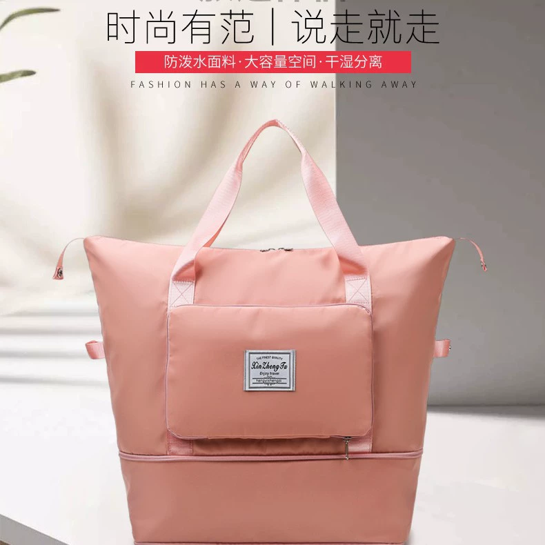 Дорожная сумка большой вместимости, женская очень большая сумка на колесиках, портативная сумка для хранения для беременных, спортивная сумка для фитнеса, сумка для багажа