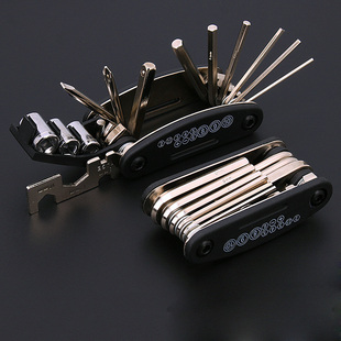 # Folding Hexagonal Wrench Screwdriver Set Multi-Functional Bicycle Hexagonal Repair Road Hexagonal Key