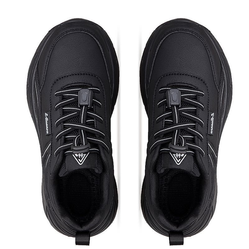 Shoes for the Elderly with Big Feet, Fattened and Widened Dad Shoes, Spring & Fall Wide-Toe Walking Shoes for Middle-Aged and Elderly People, Leather-Covered Lightweight Sports Shoes