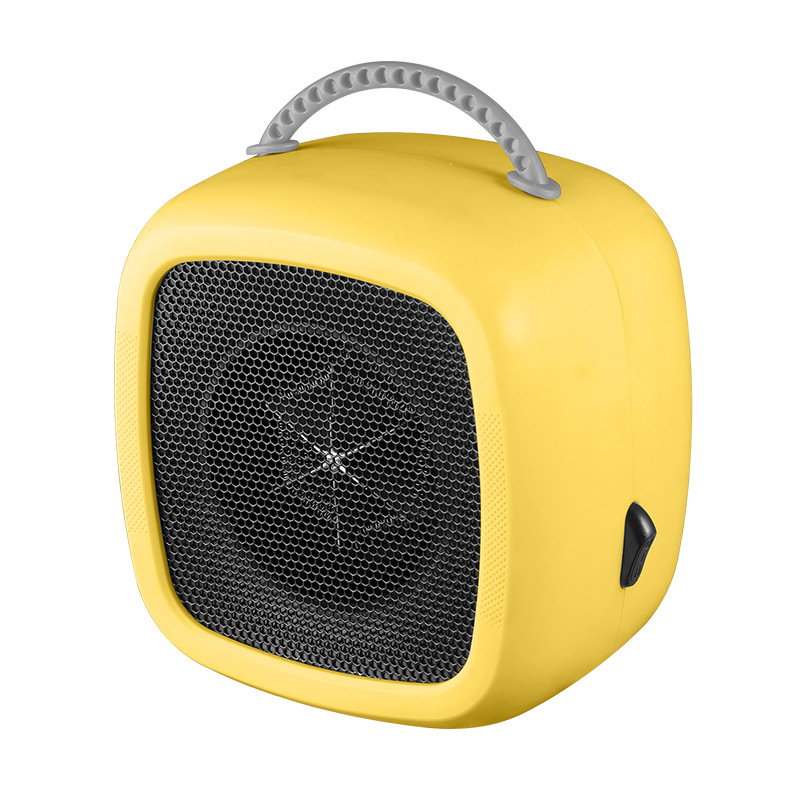 Yellow two-speed portable heater