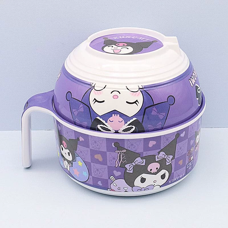 Cartoon cute big capacious set, anti-scald