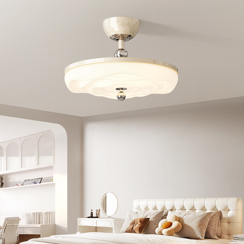 Lámpara de dormitorio 2025 nuevo estilo crema simple estudio moderno Bauhaus personalidad creativa sentido avanzado Lámpara de Zhongshan