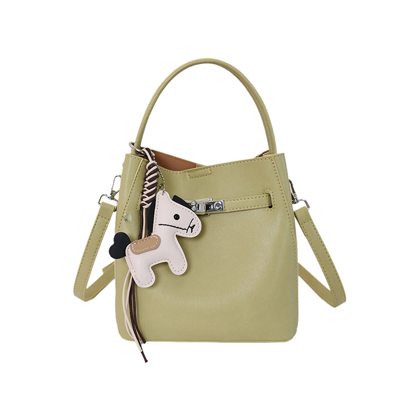 Bolsa de cubo de moda coreana para mujeres 2026 venta caliente nuevo lujo ligero versátil textura alta mochila de hombro
