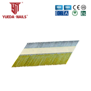 3.0 * 90 Bare Hot-Dip 34 ° Paper Row Nails, Factory Direct Sales, Export Quality, Large Quantity and Excellent Price
