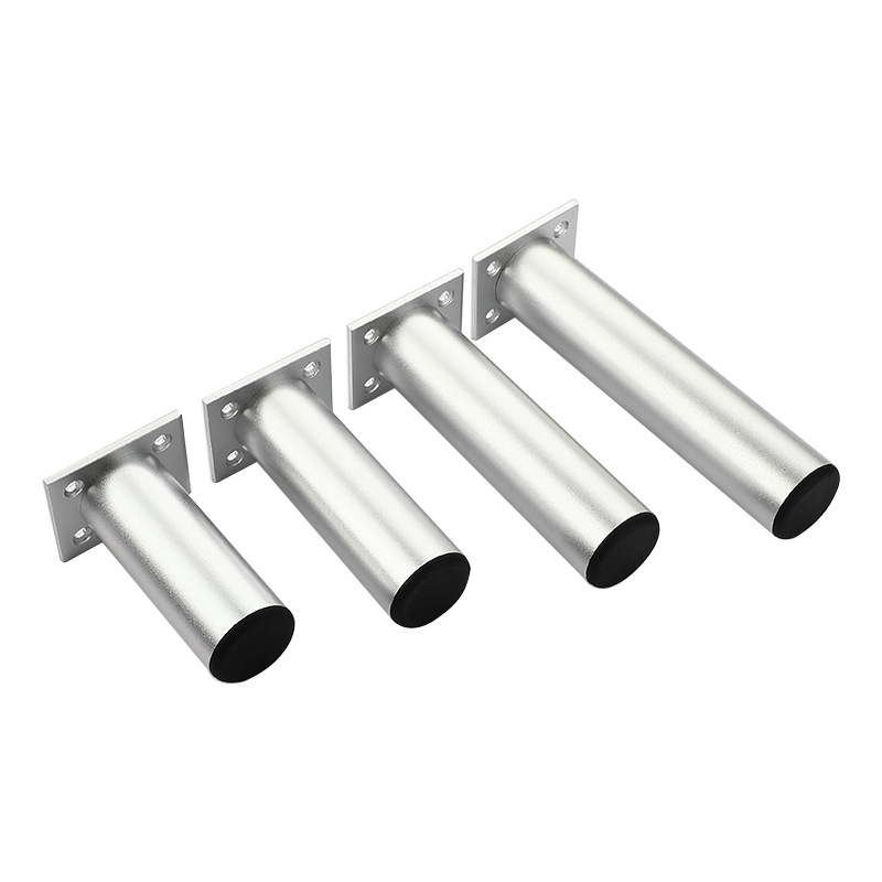 Engrosada aleación de aluminio Gabinete de la pierna del Gabinete de la pierna gabinete de baño mesa de café sofá TV soporte del Gabinete pierna de la cama ajustable pierna