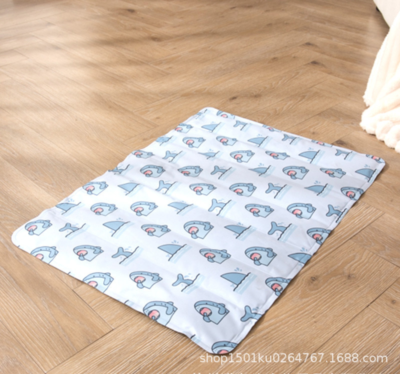 흰상어 사각 아이스 패드