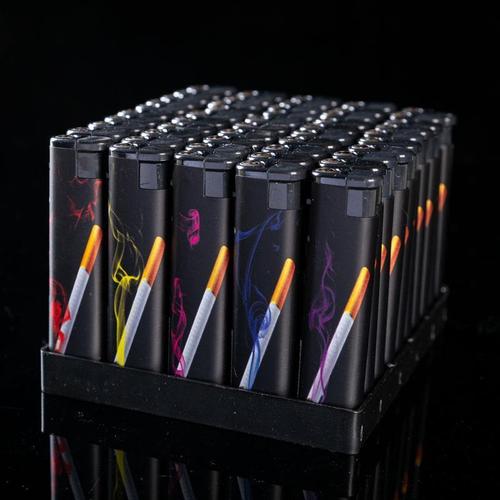 Wholesale Thickened Anti-Wind Lighter, 156 Packs, Each with 50 Regular Household Plastic Electronic Disposable Lighters