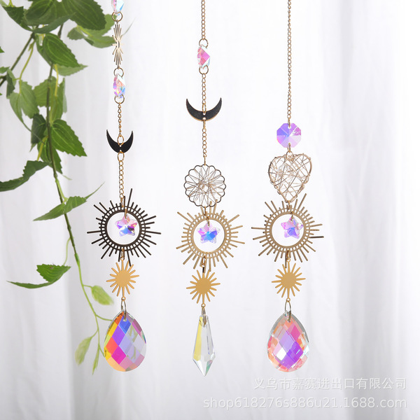 Retro golden pendant