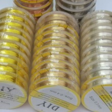 丝线金丝手工diy软线串珠材料包金缠绕14K编织保色铜线定型线铜