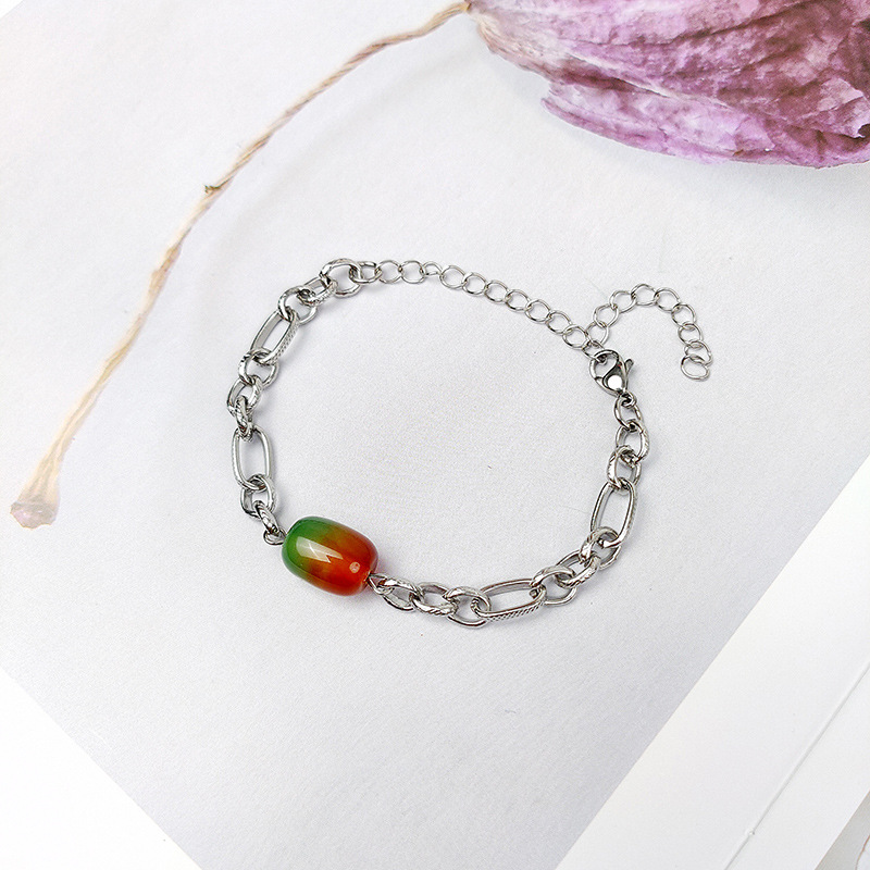 Geometric Simple Style Titanium Steel Bracelets In Bulk display picture 10