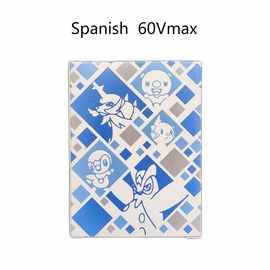 现货西班牙语闪卡宝贝卡 宠物精灵卡60Vmax 跨境桌游亚马逊速卖通
