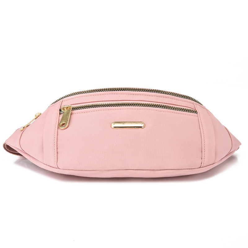 2024 nueva moda riñonera mujer coreana casual Oxford bolso de hombro de tela multicapa cambio bolso de mensajero de teléfono móvil al por mayor